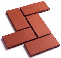 Quarry Tile landing red